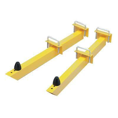 Summit racing 770501 traction bars universal 28" length steel yellow pair