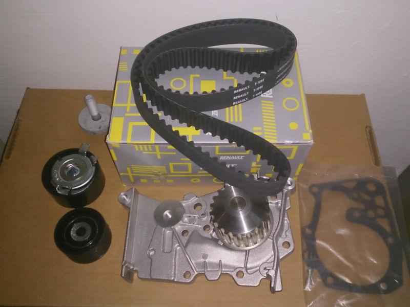 Renault clio kangoo 1.6 16v engine k4m belt timing kit w/ water pump genuine 