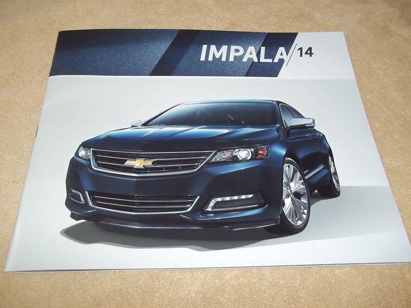 2014 chevy impala dealer sales brochure; ls; lt; ltz; 28 pgs mint never opened