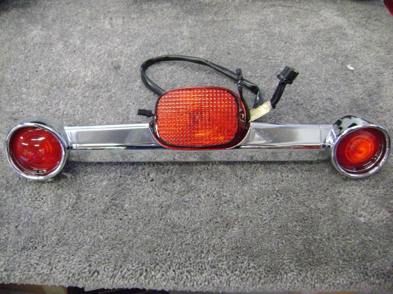 Harley davidson flht turn signals , chrome mount,tail lite