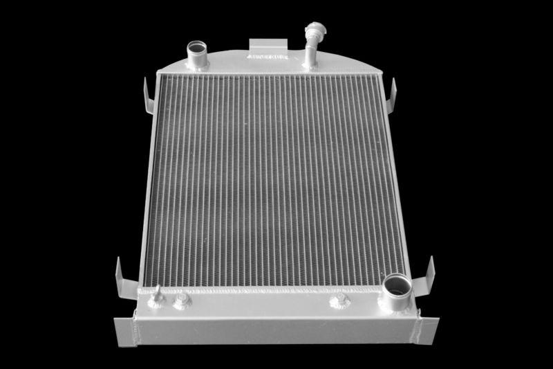 3 rows/3 cores aluminum radiator for 1932 ford grill shells hi-boy chevy engine 