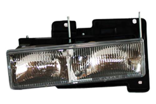 Tyc 20-1669-00 - 1992 chevy blazer 15034929 left replacement headlight assembly