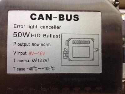 Bixenon 50w can-bus ballast xenon ballasts