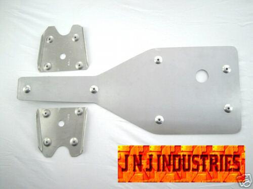 Honda trx250 frame & a-arm skid plate set atv quad utv