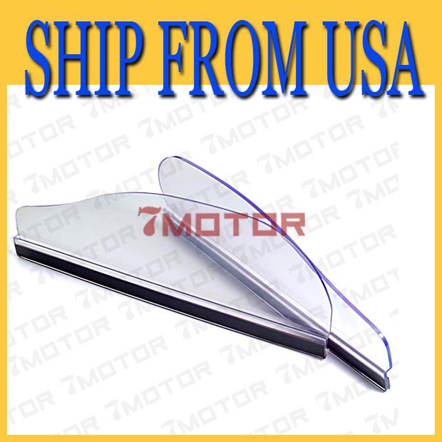 Us car auto rear view mirror blade cover window visor new plastic rainproof x 2