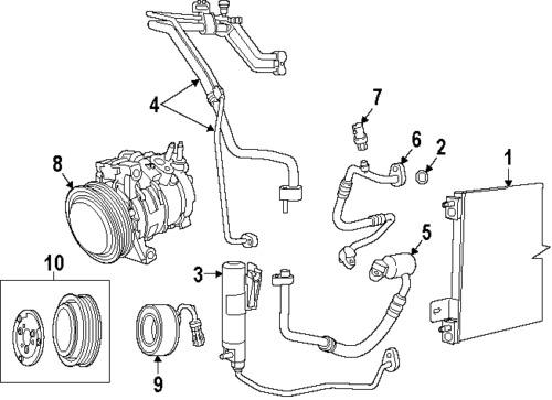 Dodge 68104926aa genuine oem factory original discharge hose