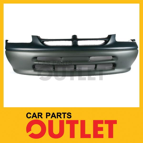 96-98 dodge caravan bumper cover upper primed lower texture gray w/o fog new