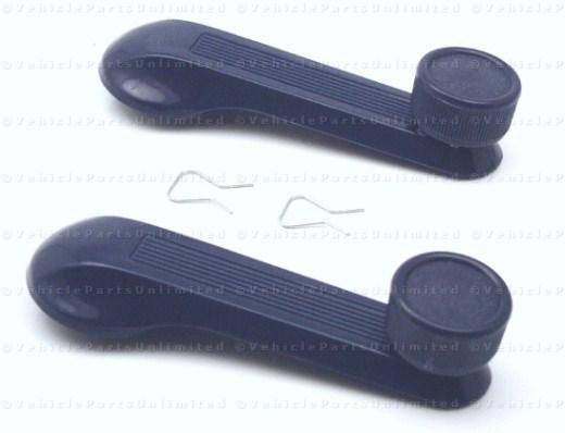 1984 - 2000  2 pcs. (pair) of  window winder crank handles set fits: honda civic