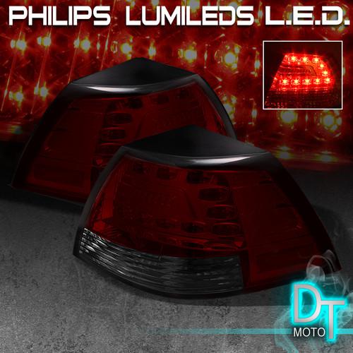 08-09 pontiac g8 philips-led perform red smoked tail brake lights left+right