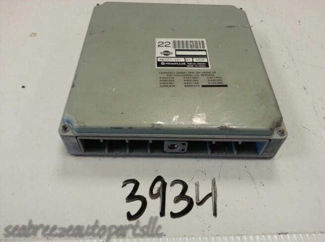 2000 00 qx4 pathfinder computer brain engine control ecu ecm module ebx