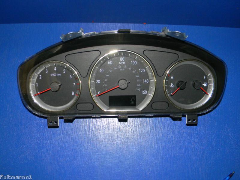 08 09 hyundai sonata speedometer instrument cluster oem bb316