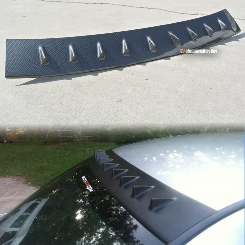 02 03 04 05 06 07 subaru wrx carbon vortex generator shark fin roof wing spoiler