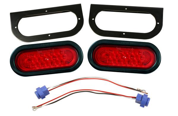 Grote 65390-5 - supernova® led oval trailer stop/tail/turn submersible light kit