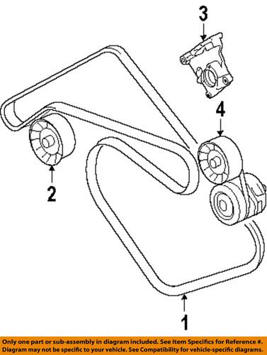 Land rover oem pqr500350 drive belt idler pulley/idler pulley