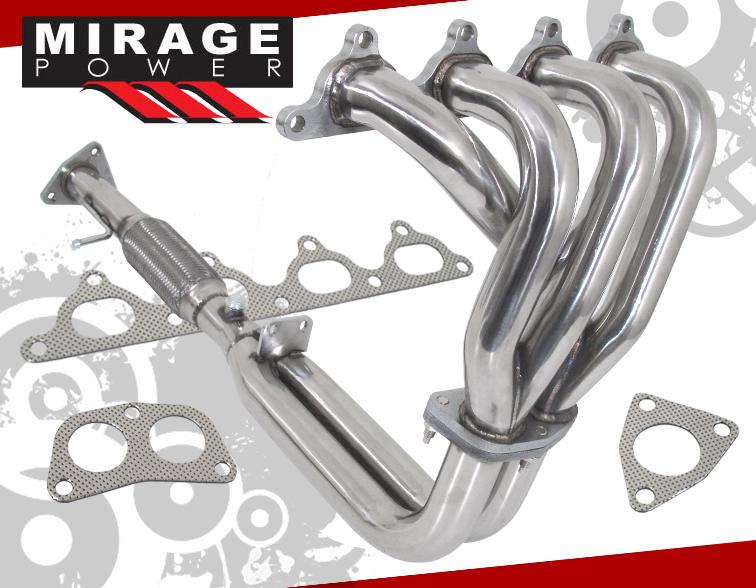 92-96 honda prelude bb2 dohc vtec h22a1 4-2-1 stainless steel exhaust header