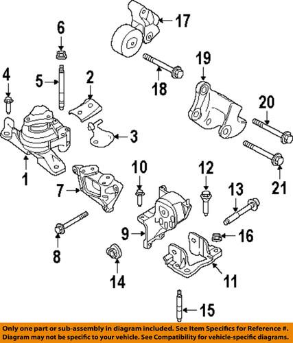 Ford oem 9g1z6068a engine torque strut mount-lower mount