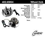 Centric parts 402.65004e front hub assembly