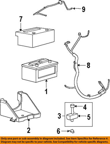 Ford oem 9l1z10732a battery-battery tray