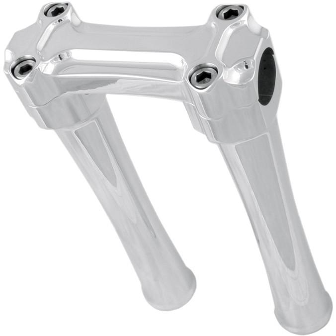 Todd's cycle bbc83-1 bone bar risers 8" rise chrome  1" handlebars