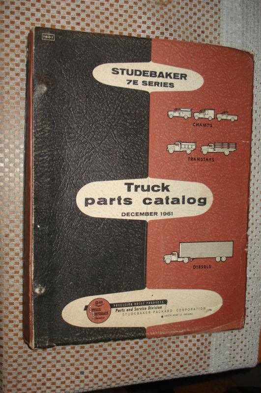 1962 studebaker truck parts catalog parts numbers book rare 7 e series 7e