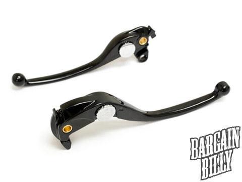 Honda cbr 1000rr brake + clutch hand lever black new style set (2004-2011)