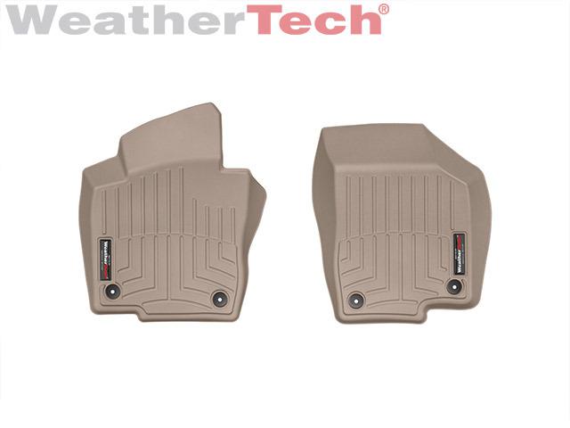 Weathertech floorliner - volkswagen passat - 2012-2014 - 1st row - tan