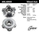 Centric parts 406.48000 front hub assembly