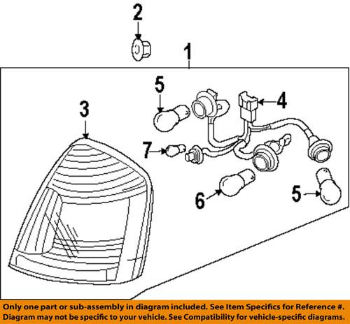 Hyundai oem 924011e010 tail lamp assembly