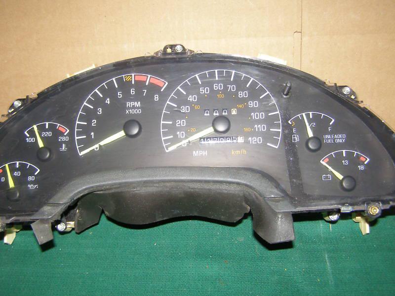 1992 1993 pontiac grand am speedometer cluster  118k