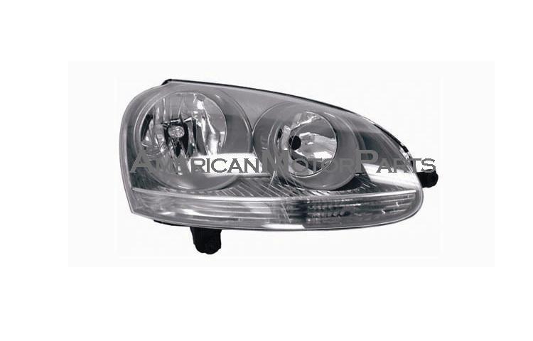 Right passenger side replacement headlight halogen volkswagen jetta rabbit