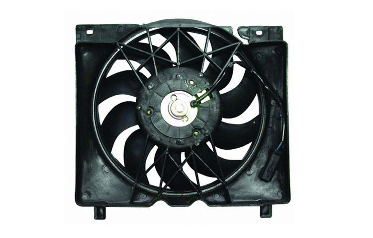 Ac condenser radiator cooling fan assembly 1997-2001 jeep cherokee v6 52028337ac