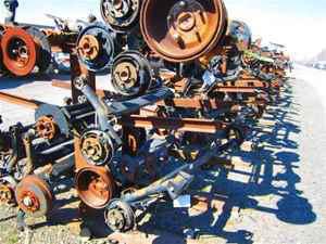 Chevrolet gmc van rear axle 3.73 ratio 65k oem