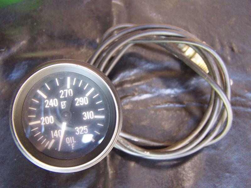 Vintage stewart warner oil temperature gauge imca wissota ump gasser hot rod