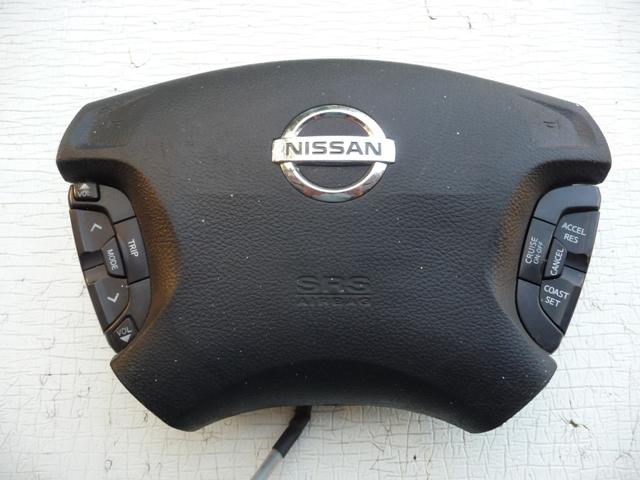 02 03 04 nissan altima black driver steering wheel airbag oem 2002-2004