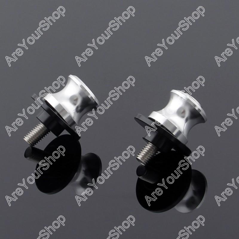 8mm swingarm sliders spools for kawasaki z800 all year silver