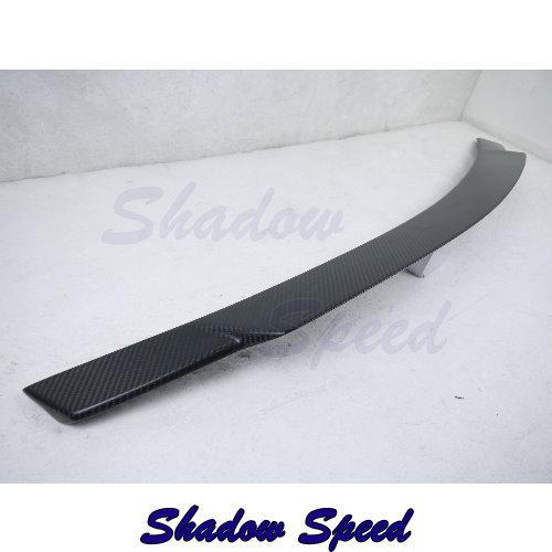 Matte carbon fiber mercedes benz w204 sedan v type rear trunk spoiler 08 ~ 12 ◆