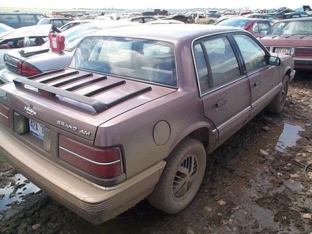 1987 pontiac grand am tail lamp light right