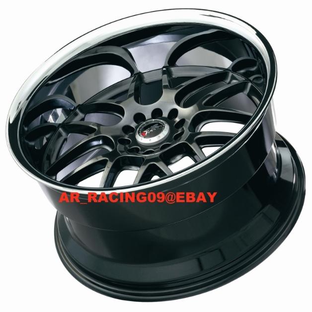 20x9 20x11 5x114/120 +13 xxr 526 chromium black 350z 370z g35 genesis sc300