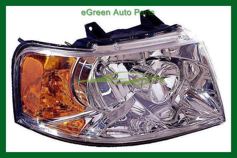 03-06 expedition head light lamp right passenger chrome