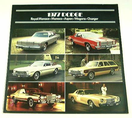 1977 77 dodge brochure warlock royal monaco charger 