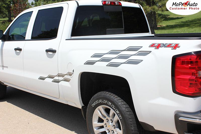 2014 Chevy Silverado 3M Pro Grade Vinyl Side Stripes Decals CHAMP Graphics SXD, US $123.24, image 6