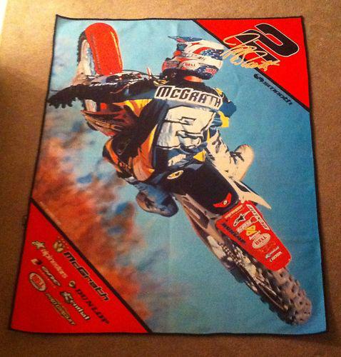 Jeremy mcgrath motocross rare blanket supercross 