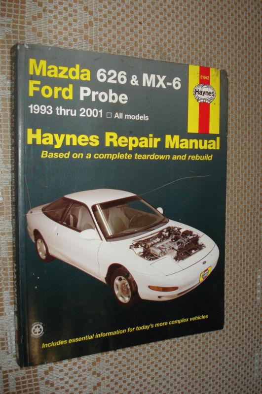 1993-2001 mazda 626 mx-6 ford probe service manual shop book repair repair 00 99