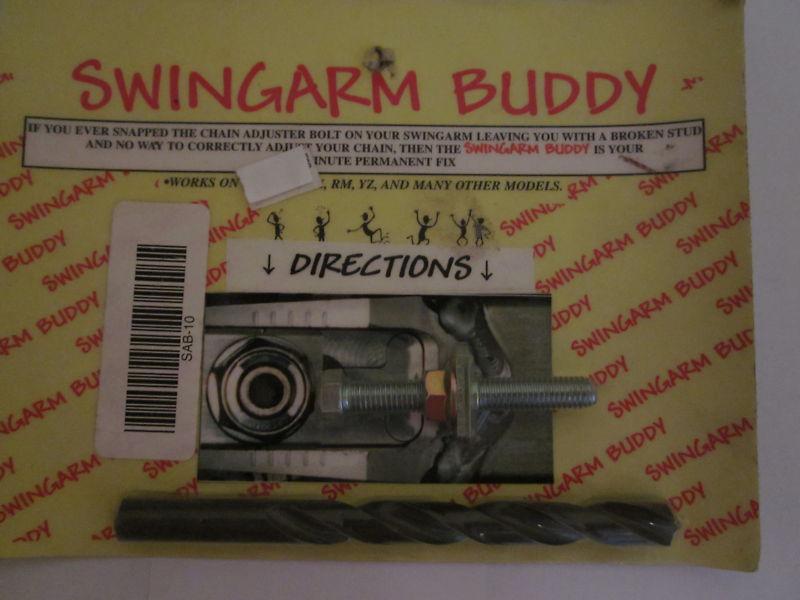 Swingarm buddy chain adjuster bolt (various models/year listed)  p/n sab-10