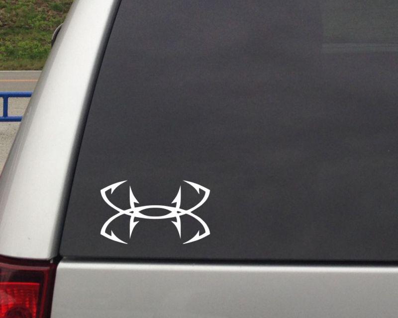 Under armour fishing decal sticker