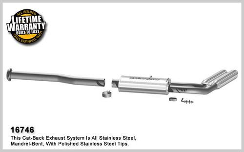 Magnaflow 16746 chevrolet truck silverado 1500 stainless cat-back exhaust