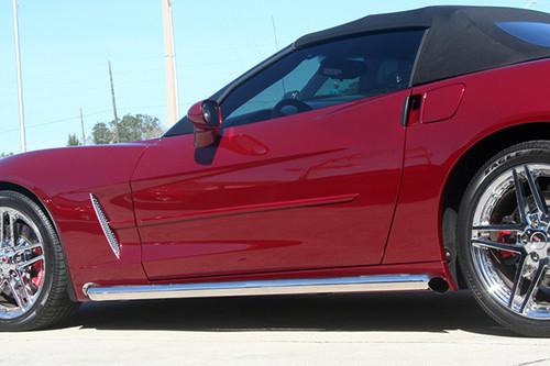 Acc 042120 - 05-13 chevy corvette tag fame chrome car chrome trim