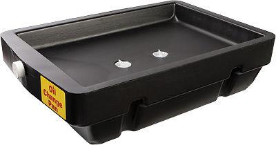 Midwest can 9 quart closed top oil recovery drain pan 6601