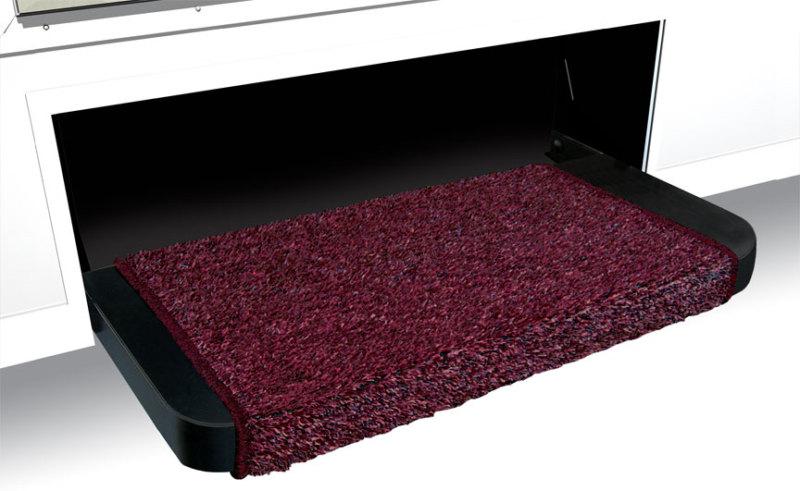 Prest-o-fit step rug wraparound plus burgundy wine 2-1074