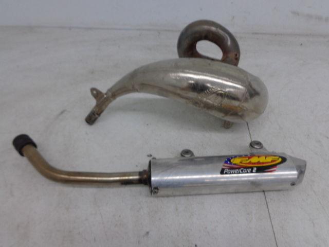 1997 ktm 250 exc fmf exhaust system pipe & silencer expanion chamber muffler